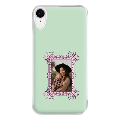 Pink Photo Frame - Personalised Mother's Day Phone Case for iPhone XR