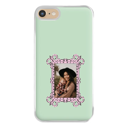 Pink Photo Frame - Personalised Mother's Day Phone Case for iPhone 6 / 7 / 8 / SE