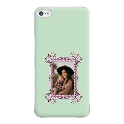 Pink Photo Frame - Personalised Mother's Day Phone Case for iPhone 5 / 5s / SE 2016