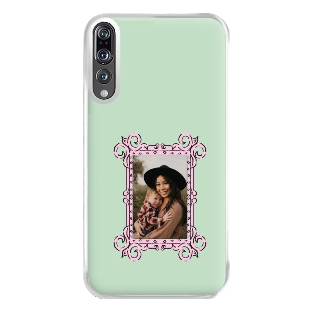 Pink Photo Frame - Personalised Mother's Day Phone Case for Huawei P20 Pro