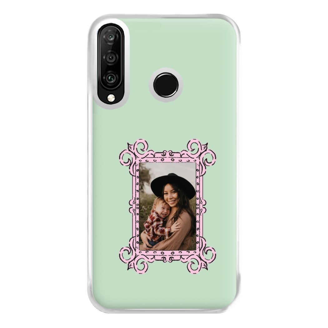 Pink Photo Frame - Personalised Mother's Day Phone Case for Huawei P30 Lite