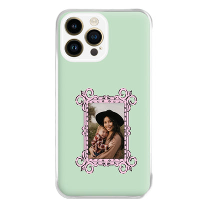 Pink Photo Frame - Personalised Mother's Day Phone Case for iPhone 14 Pro Max