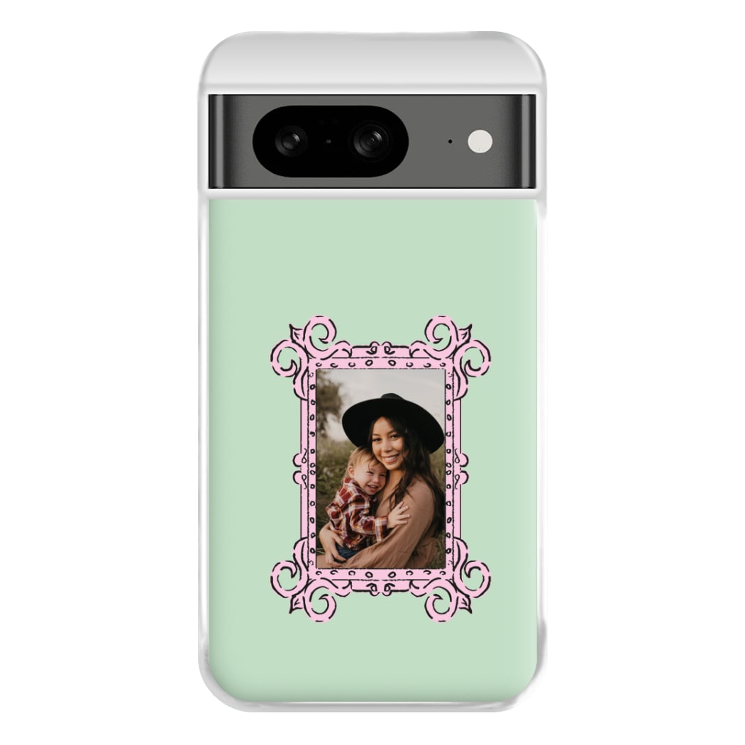 Pink Photo Frame - Personalised Mother's Day Phone Case for Google Pixel 8