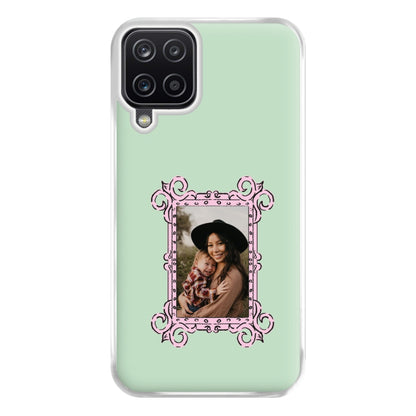 Pink Photo Frame - Personalised Mother's Day Phone Case for Galaxy A12