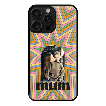 Retro Pattern - Personalised Mother's Day Phone Case for iPhone 16 Pro Max