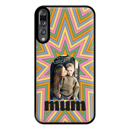 Retro Pattern - Personalised Mother's Day Phone Case for Huawei P20 Pro