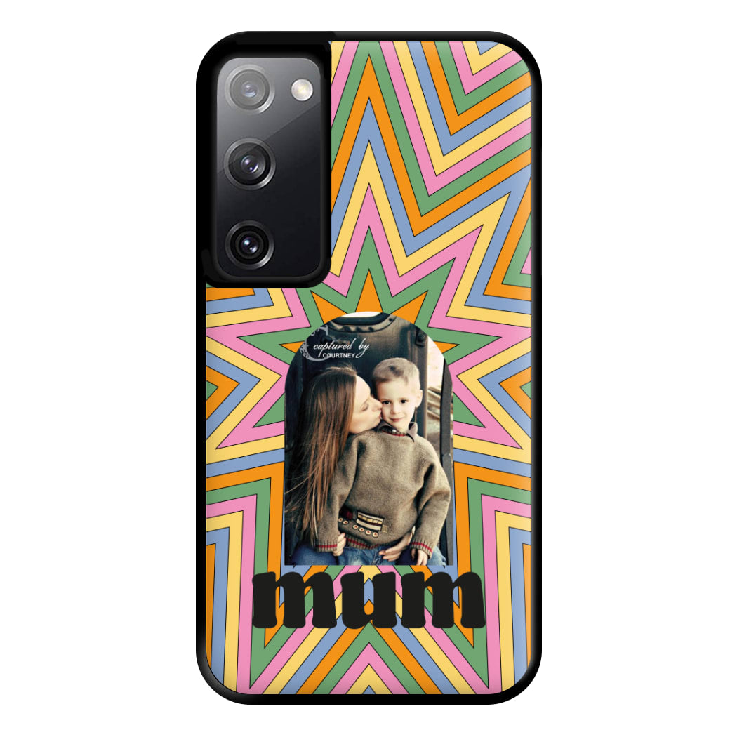 Retro Pattern - Personalised Mother's Day Phone Case for Galaxy S20