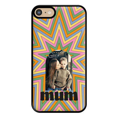 Retro Pattern - Personalised Mother's Day Phone Case for iPhone 6 / 7 / 8 / SE