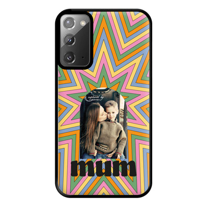 Retro Pattern - Personalised Mother's Day Phone Case for Galaxy Note 20 Ultra