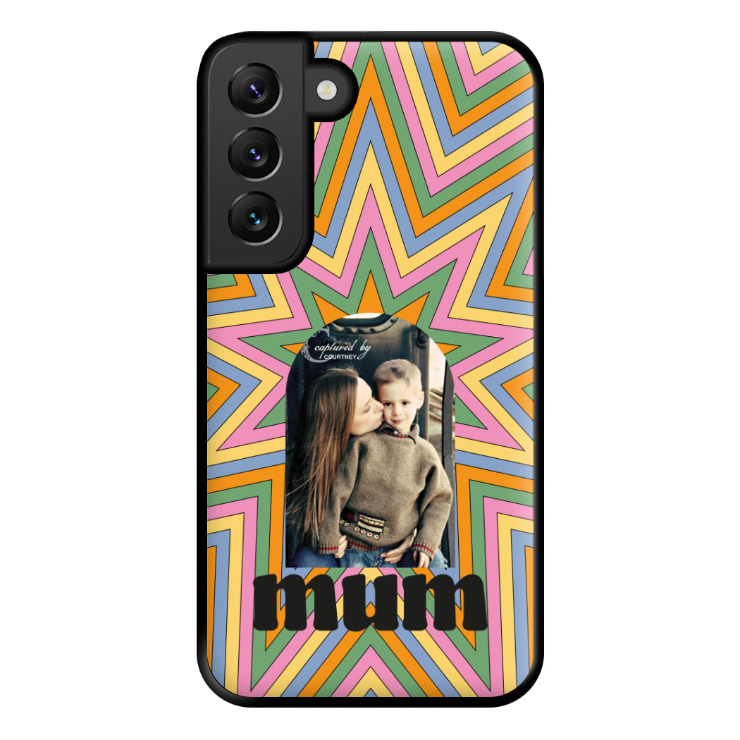 Retro Pattern - Personalised Mother's Day Phone Case for Galaxy S22 Plus