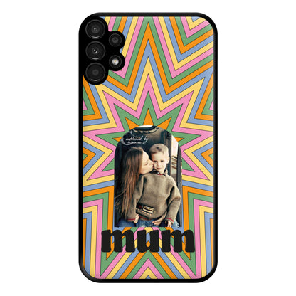 Retro Pattern - Personalised Mother's Day Phone Case for Galaxy A13