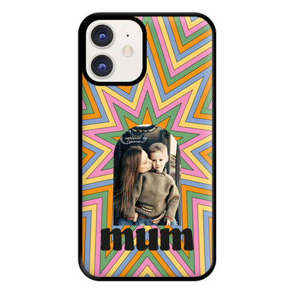 Retro Pattern - Personalised Mother's Day Phone Case for iPhone 11