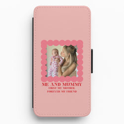 Me And Mummy - Personalised Mother's Day Flip / Wallet Phone Case