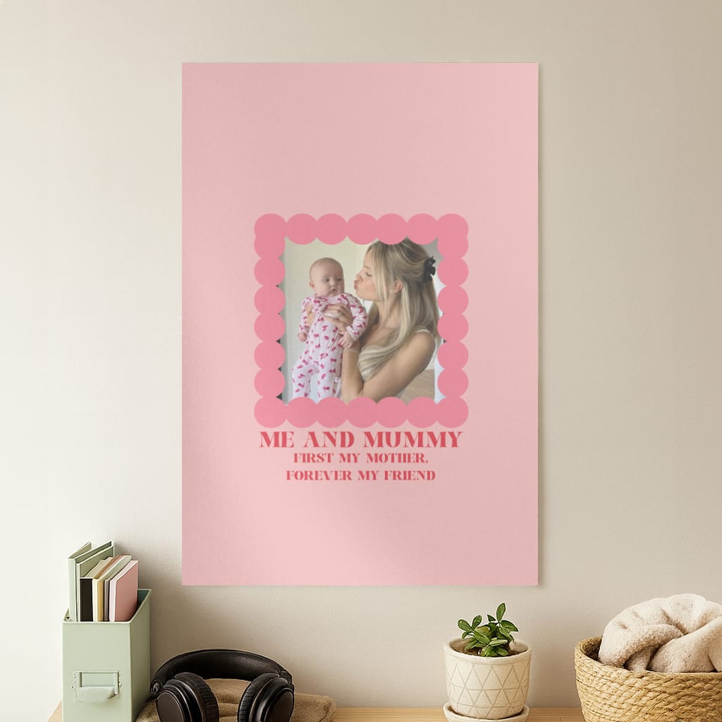 Me And Mummy - Personalised Mother's Day Poster