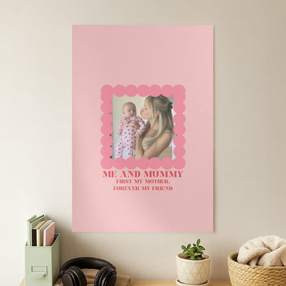 Me And Mummy - Personalised Mother's Day Poster