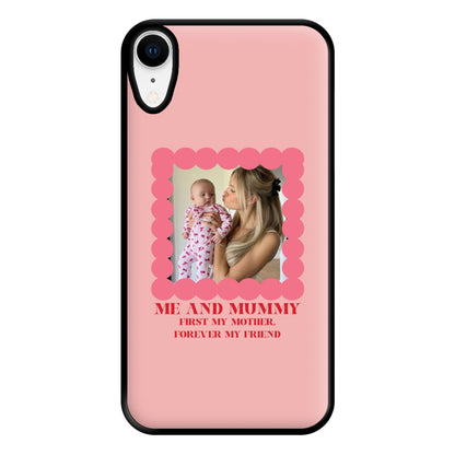 Me And Mummy - Personalised Mother's Day Phone Case for iPhone XR