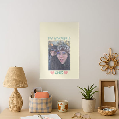 My Favourite Child - Personalised Mother's Day Art Print