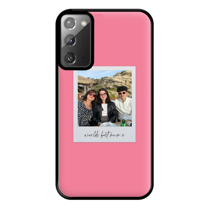 Worlds Best Mum Polaroid - Personalised Mother's Day Phone Case for Galaxy Note 20 Ultra