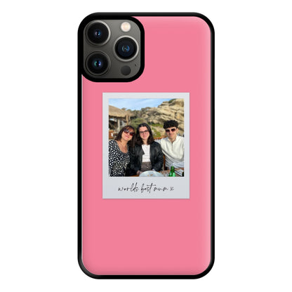 Worlds Best Mum Polaroid - Personalised Mother's Day Phone Case for iPhone 13 Pro Max