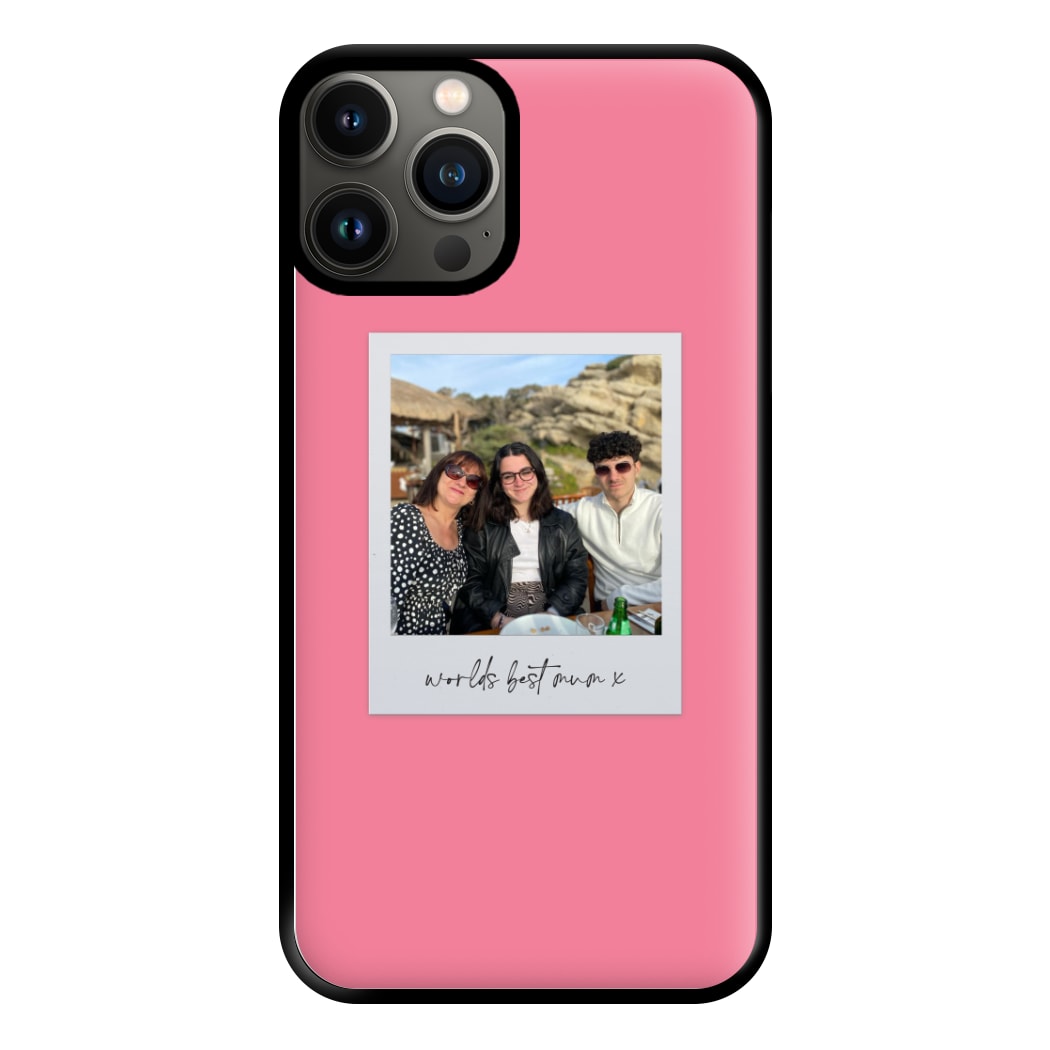 Worlds Best Mum Polaroid - Personalised Mother's Day Phone Case for iPhone 11 Pro Max