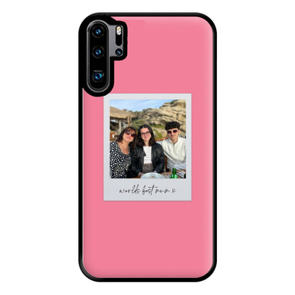 Worlds Best Mum Polaroid - Personalised Mother's Day Phone Case for Huawei P30 Pro