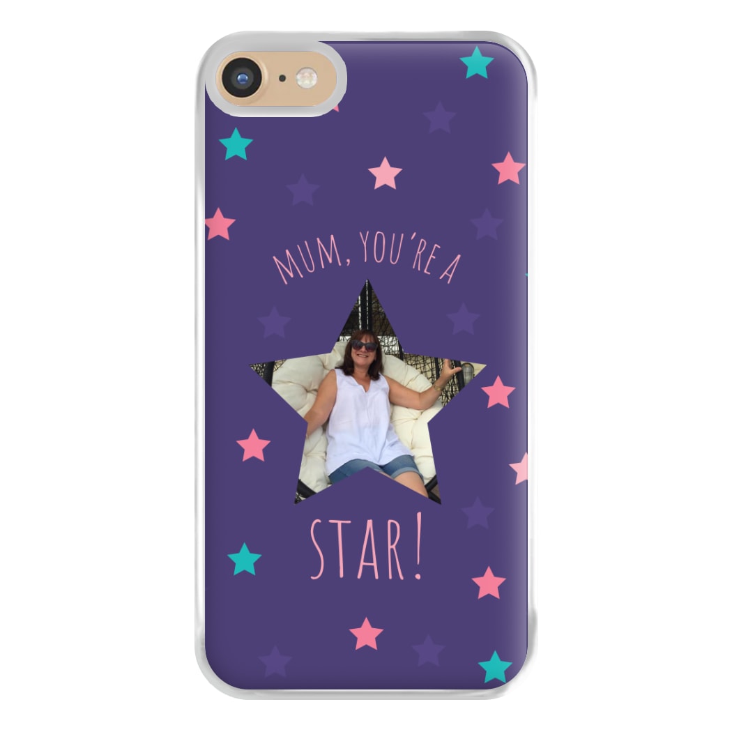 Star - Personalised Mother's Day Phone Case for iPhone 6 / 7 / 8 / SE