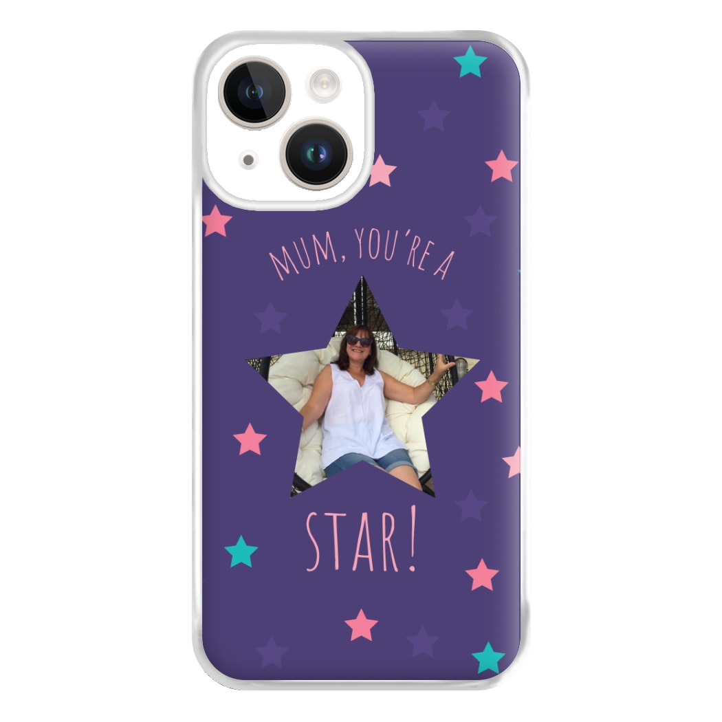 Star - Personalised Mother's Day Phone Case for iPhone 14