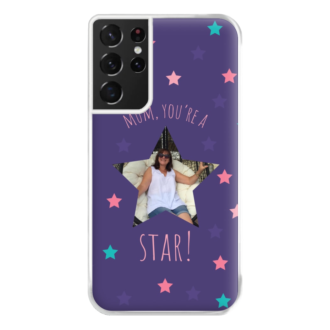 Star - Personalised Mother's Day Phone Case for Galaxy S21 Ultra