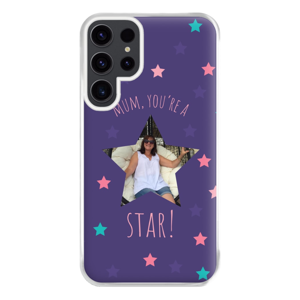 Star - Personalised Mother's Day Phone Case for Galaxy S23 Ultra