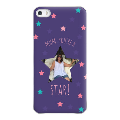 Star - Personalised Mother's Day Phone Case for iPhone 5 / 5s / SE 2016