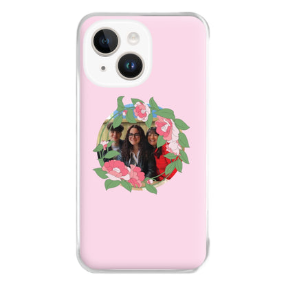 Floral Wreath - Personalised Mother's Day Phone Case for iPhone 14 Plus