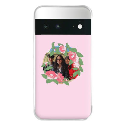 Floral Wreath - Personalised Mother's Day Phone Case for Google Pixel 6a