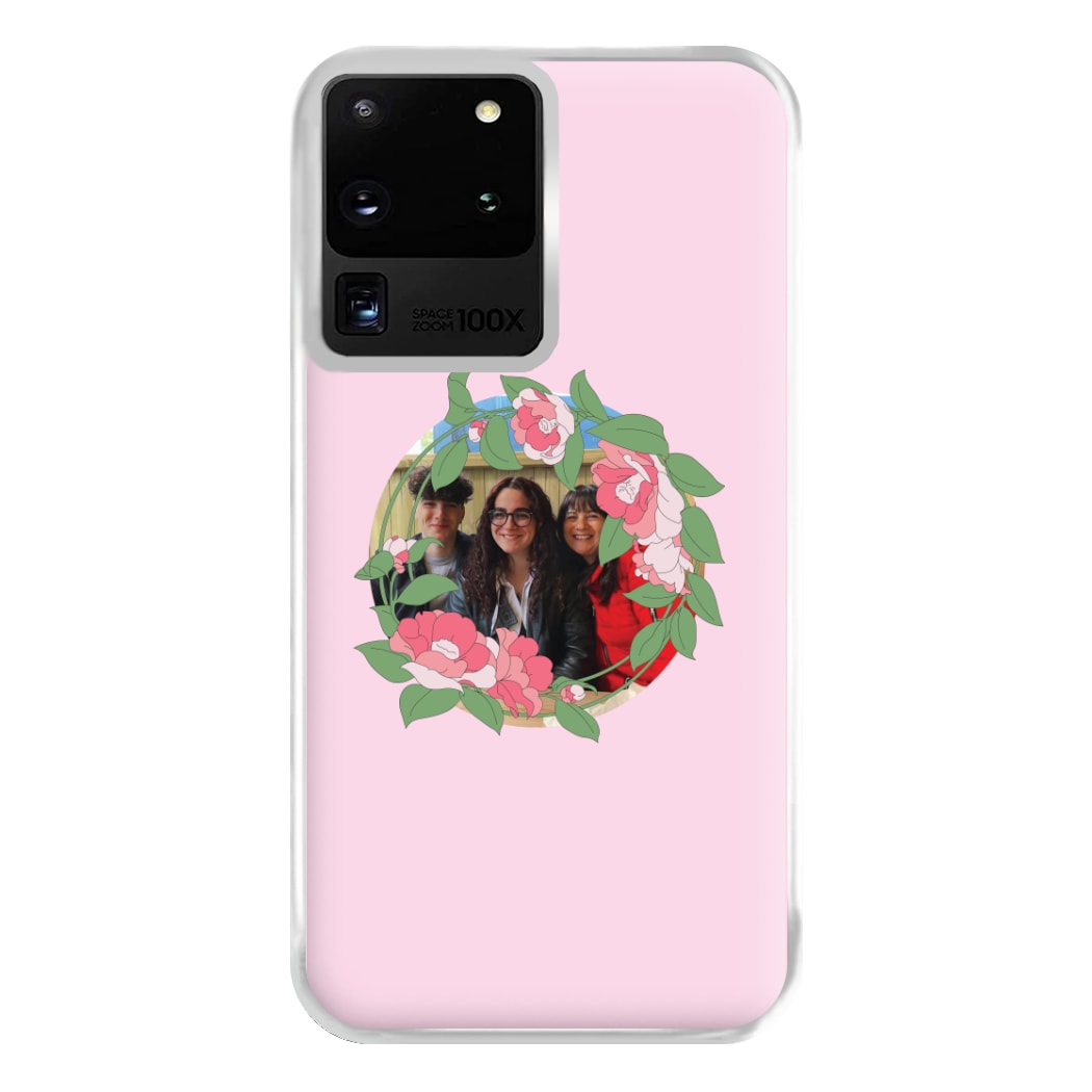 Floral Wreath - Personalised Mother's Day Phone Case for Galaxy S20 Ultra