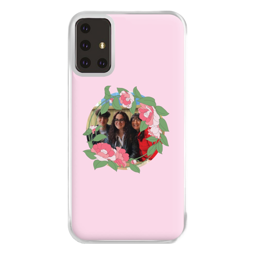 Floral Wreath - Personalised Mother's Day Phone Case for Galaxy A71