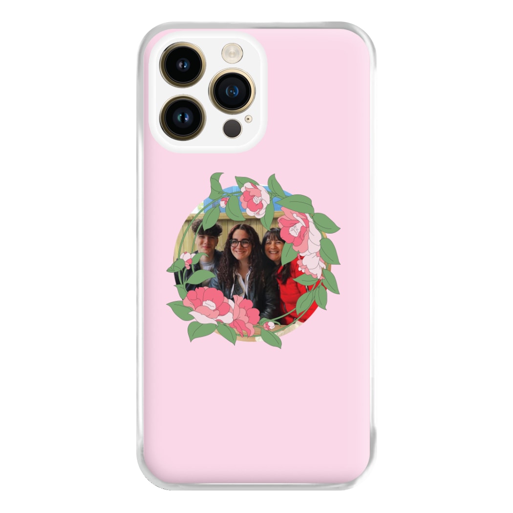 Floral Wreath - Personalised Mother's Day Phone Case for iPhone 14 Pro Max