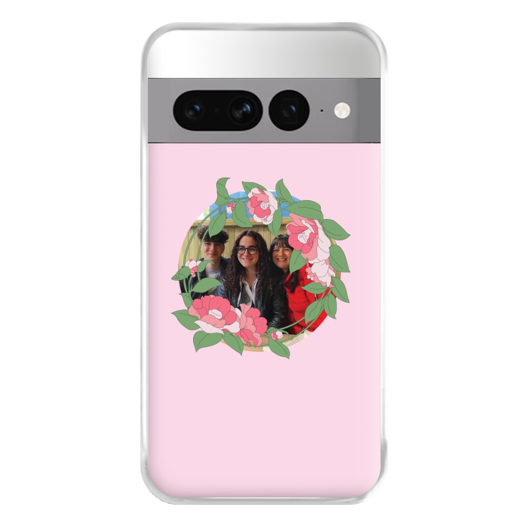 Floral Wreath - Personalised Mother's Day Phone Case for Google Pixel 7 Pro