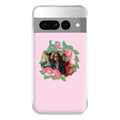 Floral Wreath - Personalised Mother's Day Phone Case for Google Pixel 7 Pro