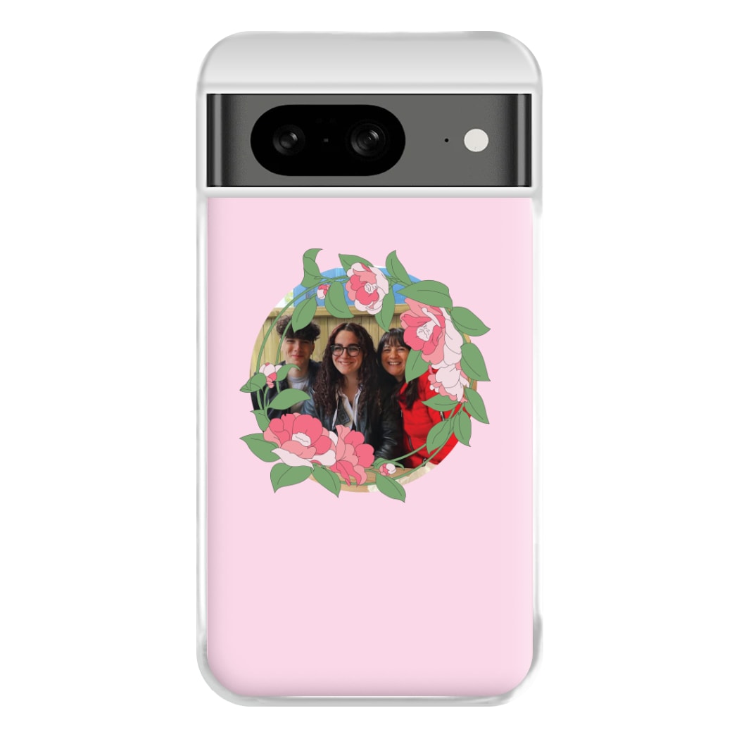 Floral Wreath - Personalised Mother's Day Phone Case for Google Pixel 8