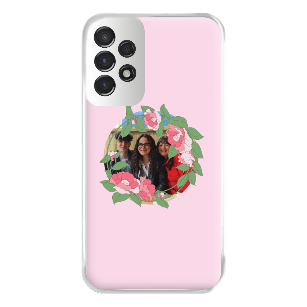 Floral Wreath - Personalised Mother's Day Phone Case for Galaxy A53