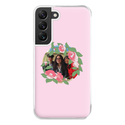 Floral Wreath - Personalised Mother's Day Phone Case for Galaxy S22 Plus