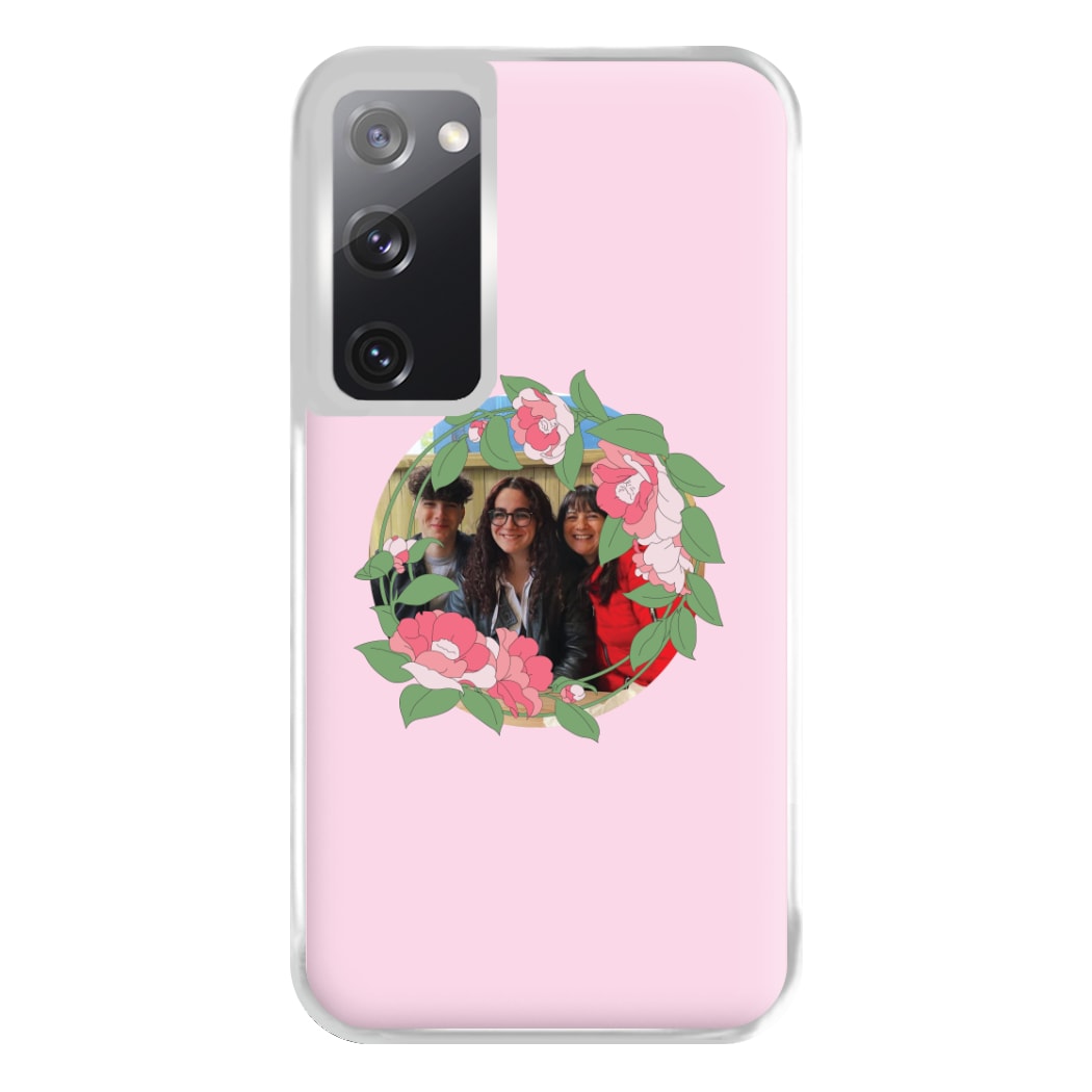 Floral Wreath - Personalised Mother's Day Phone Case for Galaxy S20FE