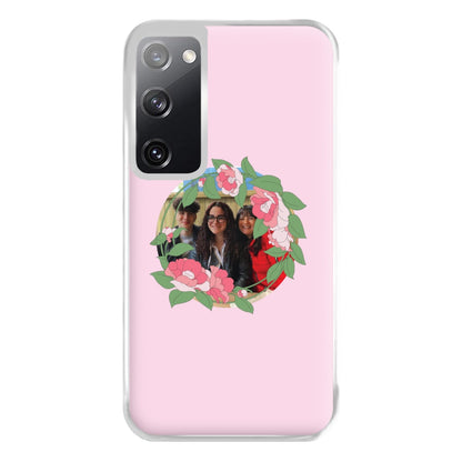 Floral Wreath - Personalised Mother's Day Phone Case for Galaxy S20