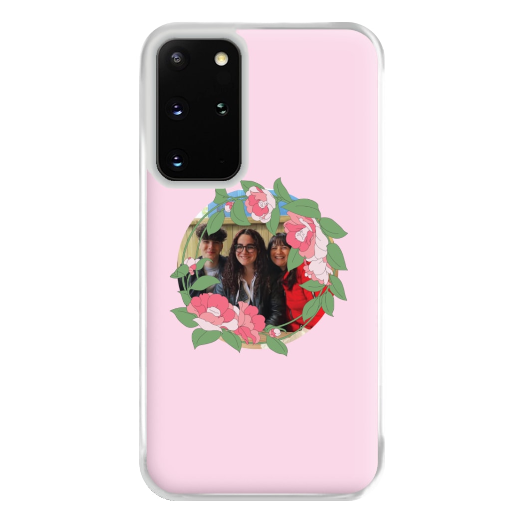 Floral Wreath - Personalised Mother's Day Phone Case for Galaxy S20 Plus