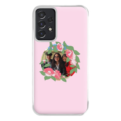 Floral Wreath - Personalised Mother's Day Phone Case for Galaxy A52 / A52s