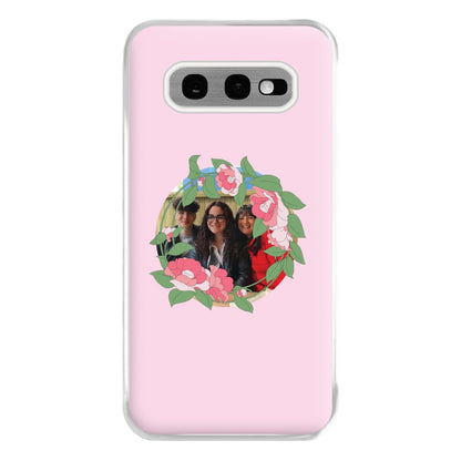 Floral Wreath - Personalised Mother's Day Phone Case for Galaxy S10e