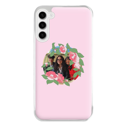 Floral Wreath - Personalised Mother's Day Phone Case for Galaxy S23FE