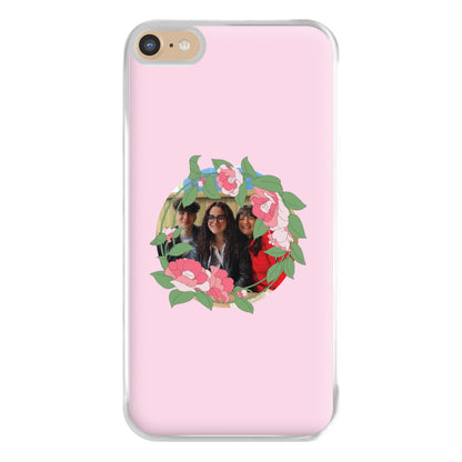 Floral Wreath - Personalised Mother's Day Phone Case for iPhone 6 Plus / 7 Plus / 8 Plus