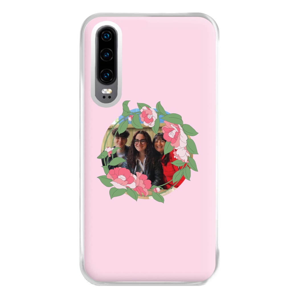 Floral Wreath - Personalised Mother's Day Phone Case for Huawei P30