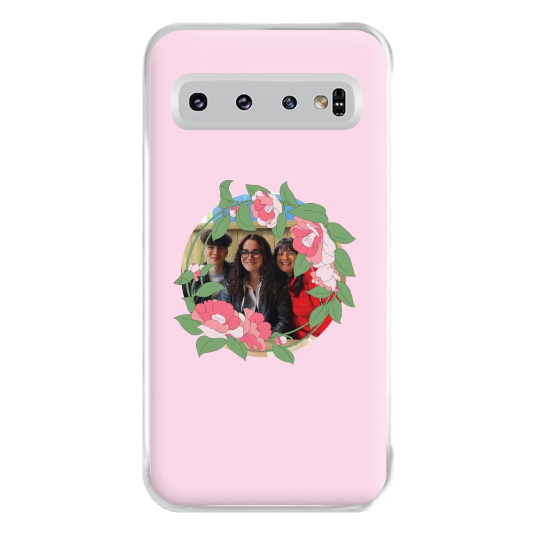 Floral Wreath - Personalised Mother's Day Phone Case for Galaxy S10 Plus