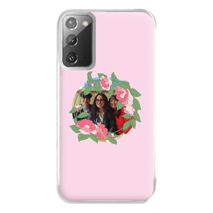 Floral Wreath - Personalised Mother's Day Phone Case for Galaxy Note 20 Ultra